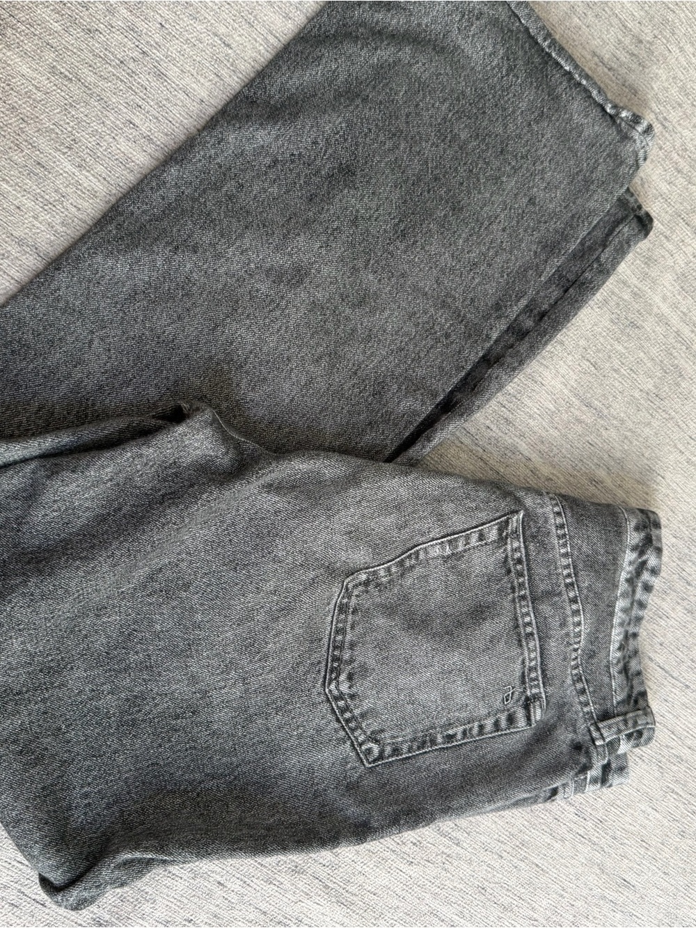 rag & bone Women's Miramar Grey straight leg